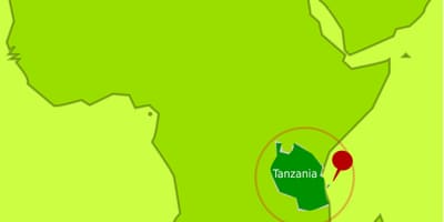 Kartta mafia island tansaniassa
