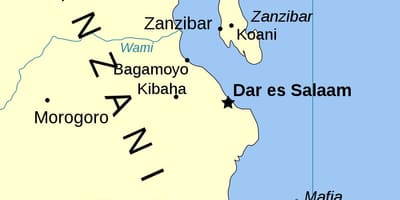 Tansanian saaret kartta