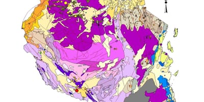 Kartta tansanian geologisen