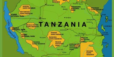 Kartta tansaniassa